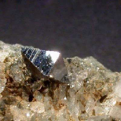 Anatase on Quartz, Grisons, Switzerland.