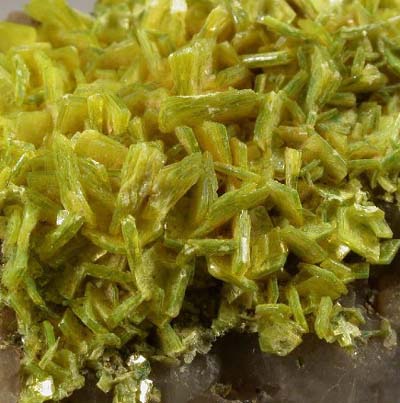 Autunite from Assuncao Mine, Aldela Nova, Satao Province, Portugal