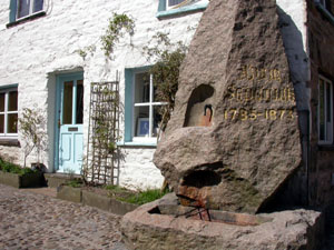 The Sedgwick memorial fountain in Dent