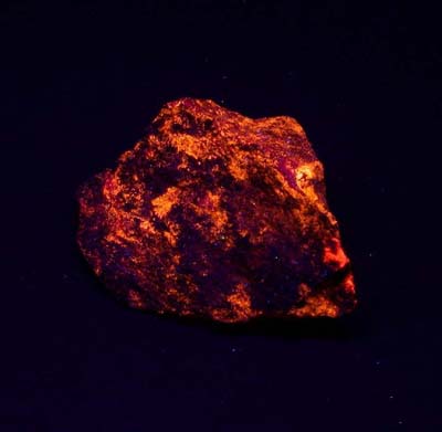 Fluoresent Svabite from Langban, Wermland, Sweden